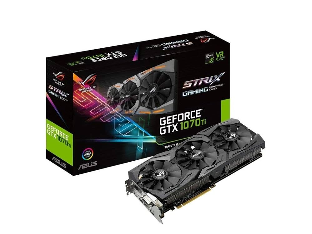 PCパーツ ASUS - GTX1070TI ASUS Amazon | ASUSTEK SVGA ASUS ROG-STRIX-GTX1070TI-A8G-G AMING